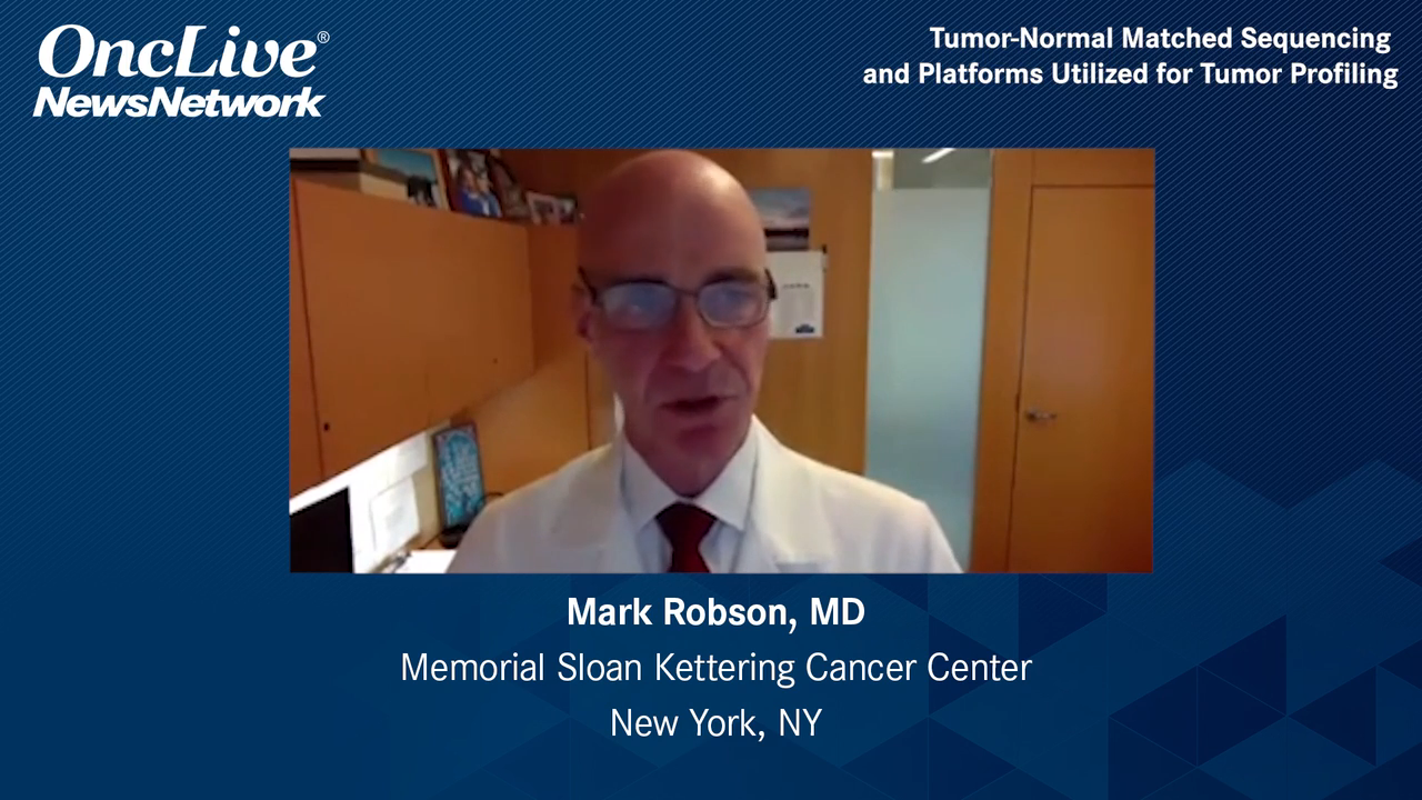 Tumor-Normal Matched Sequencing and Platforms Utilized for Tumor Profiling