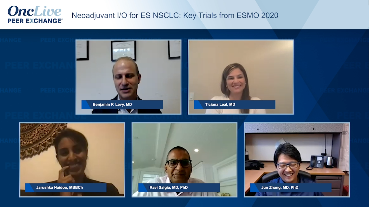 Neoadjuvant I/O for ES NSCLC: Key Trials from ESMO 2020