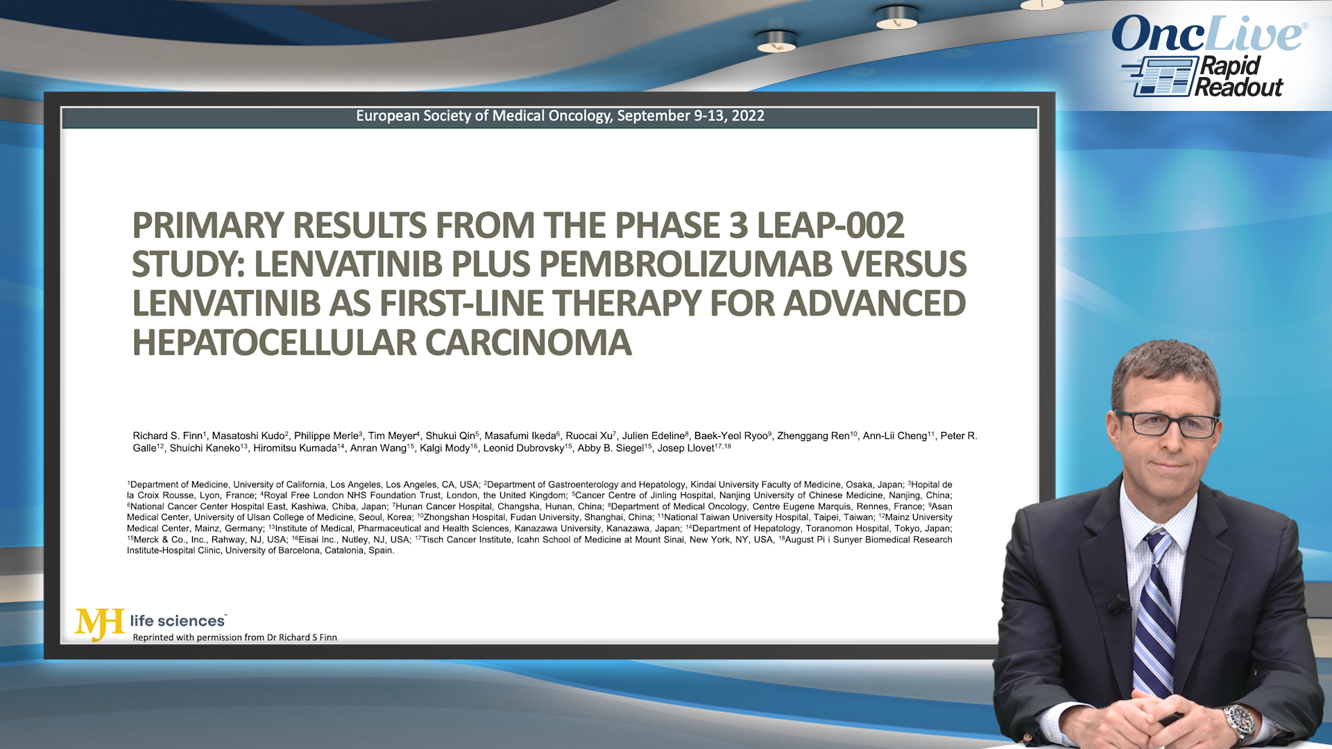 Primary Results from the Phase 3 Leap-002 Study: Lenvatinib plus Pembrolizumab versus Lenvatinib as First-Line Therapy for Advanced Hepatocellular Carcinoma