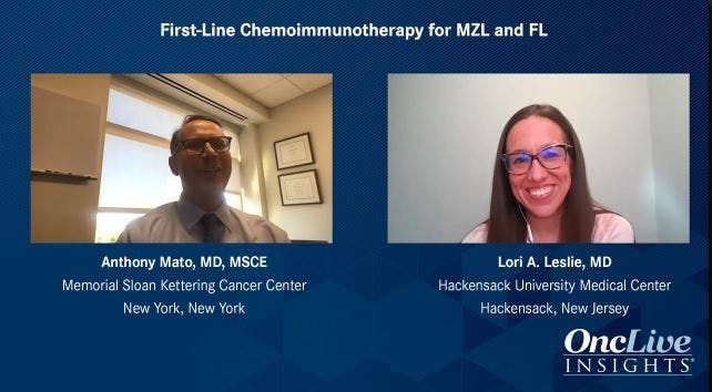 First-Line Chemoimmunotherapy for MZL and FL