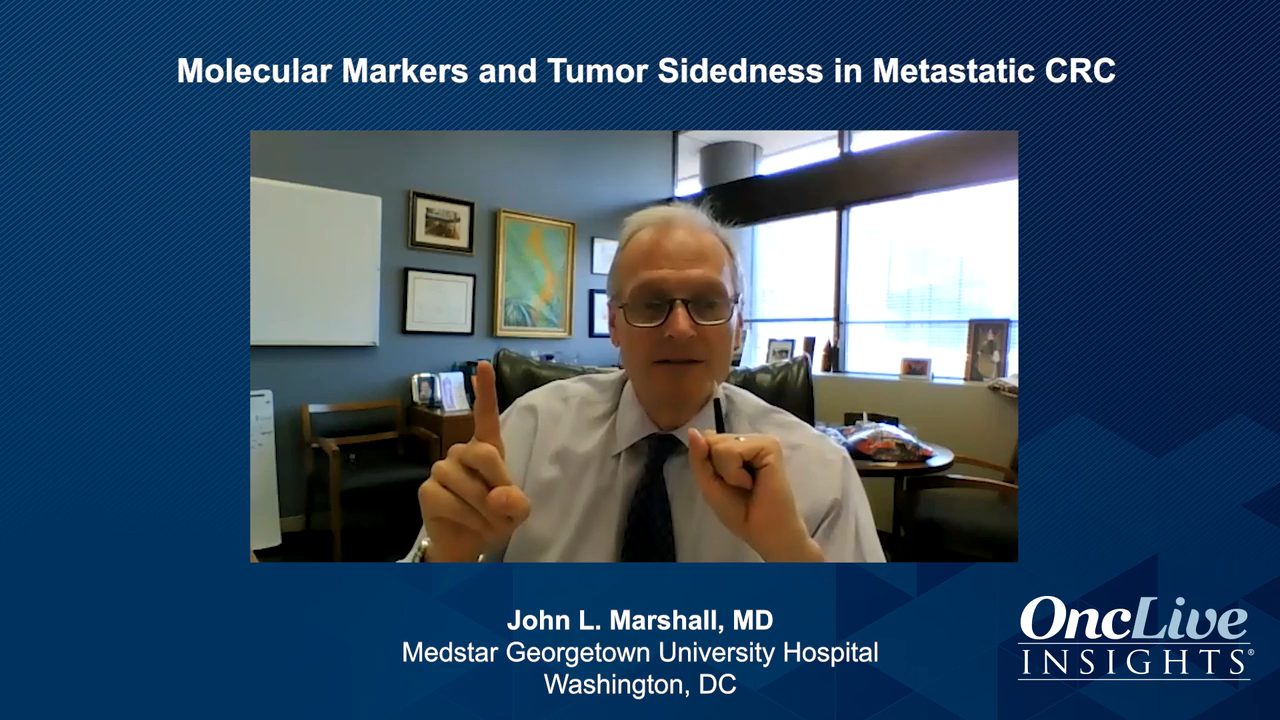 Molecular Markers and Tumor Sidedness in Metastatic CRC