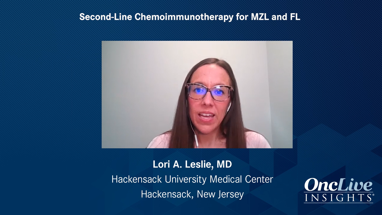 Second-Line Chemoimmunotherapy for MZL and FL