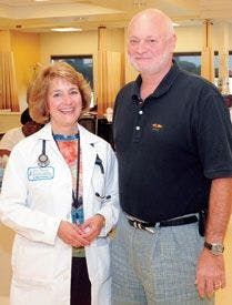 Doug Rickert [right], with Ann McNeill