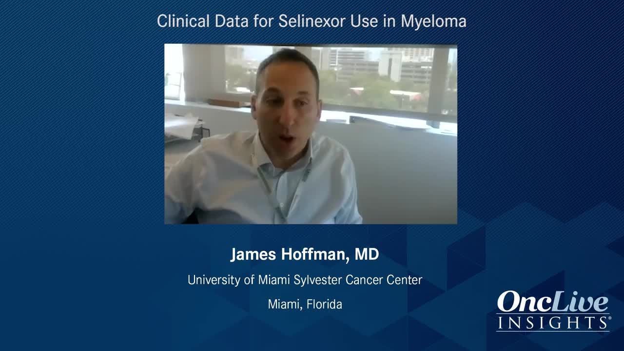 Clinical Data for Selinexor Use in Myeloma 