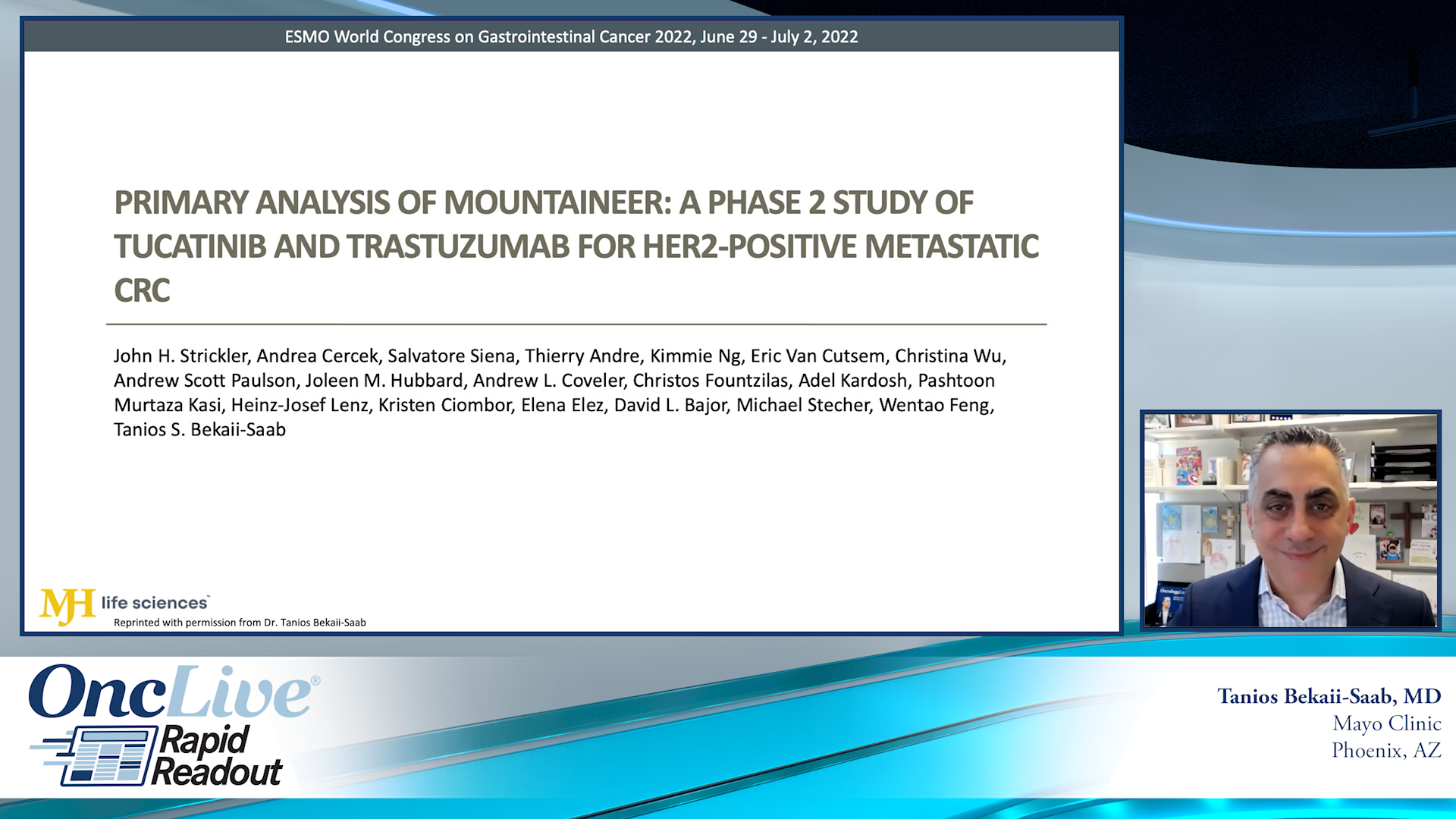 Primary Analysis of MOUNTAINEER: A Phase 2 Study of Tucatinib and Trastuzumab for HER2-positive mCRC