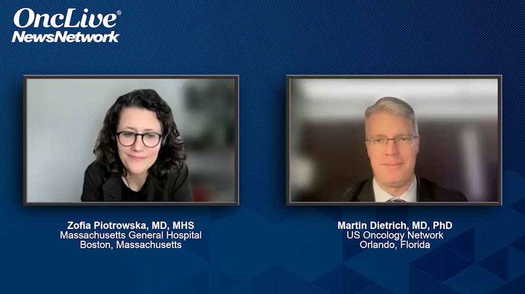 Zofia Piotrowska, MD, MHS, and Martin Dietrich, MD, PhD, experts on lung cancer