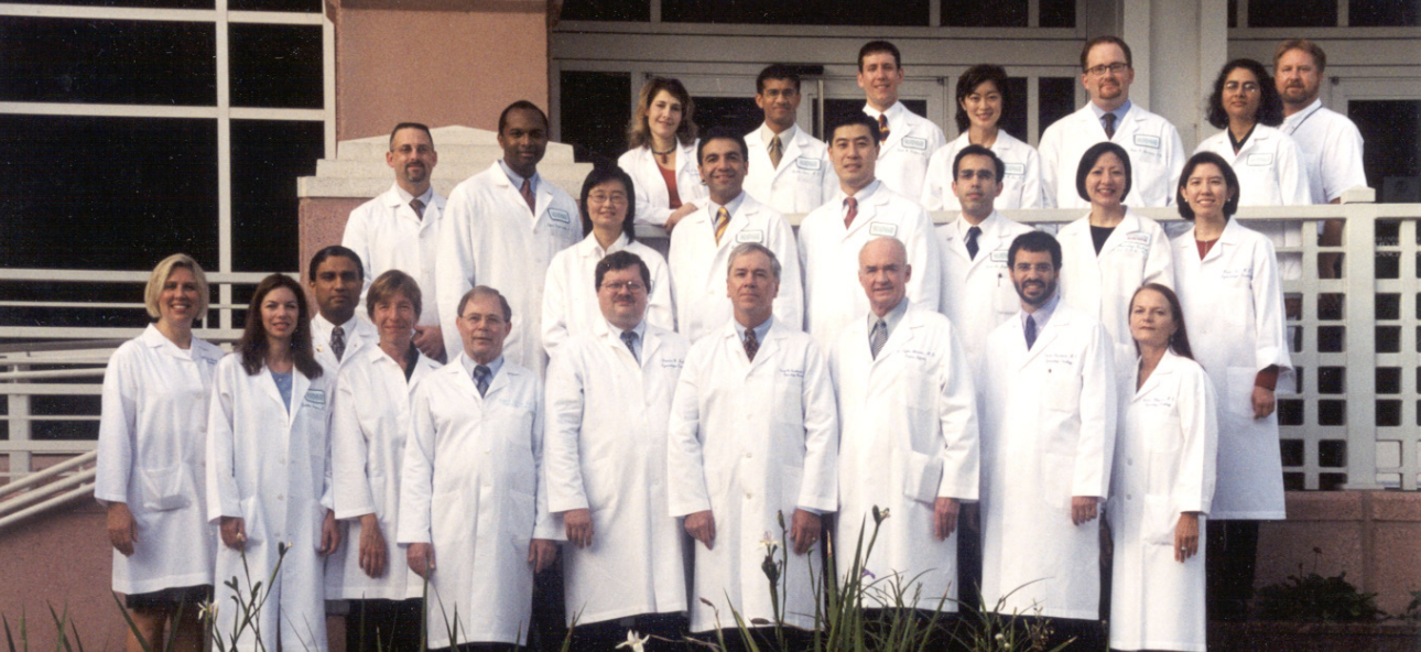The Department of Gynecologic Oncology and Reproductive Medicine at The University of Texas MD Anderson Cancer Center. Gershenson, fourth from right in front row, served as chair for 14 years.