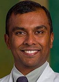 Aravind R. Sanjeevaiah, MD, an assistant professor in the Department of Internal Medicine at UT Southwestern Medical Center
