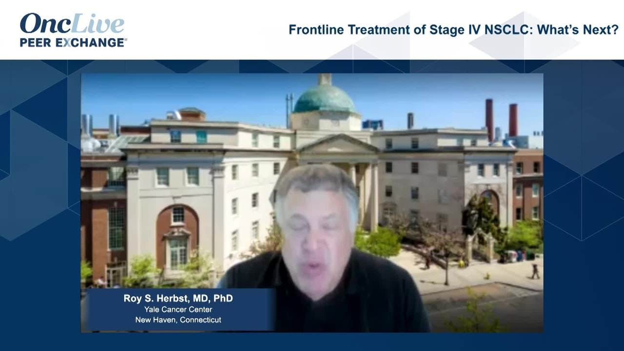 Frontline Treatment of Stage IV NSCLC: What’s Next? 