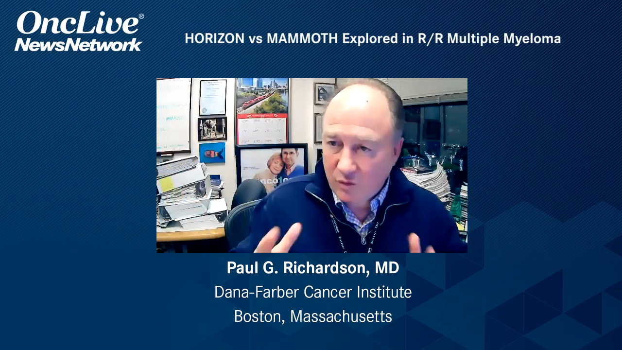 HORIZON vs MAMMOTH Explored in R/R Multiple Myeloma