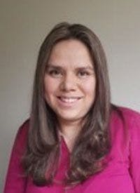 Karen Pinilla Alba, MD, a medical oncologist and clinical research fellow at the University of Cambridge