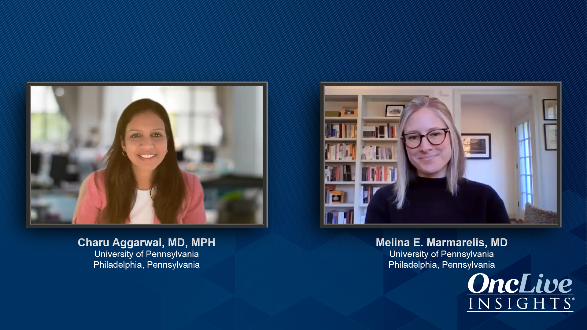 Charu Aggarwal, MD, MPH, and Melina E. Marmarelis, MD, experts on lung cancer