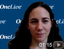 Sarah B. Goldberg, MD, MPH, discusses the evolving role of immunotherapy in non–small cell lung cancer.