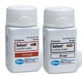 Sutent (sunitinib) capsules