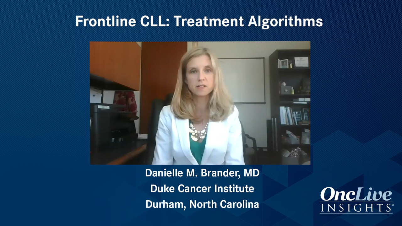 Frontline CLL: Treatment Algorithms