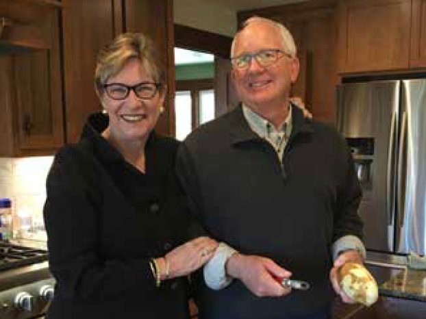 Tempero, pictured at home with her husband, Richard Tempero, MD, DDS, says she would not be where she is today without the support and understanding of her family.