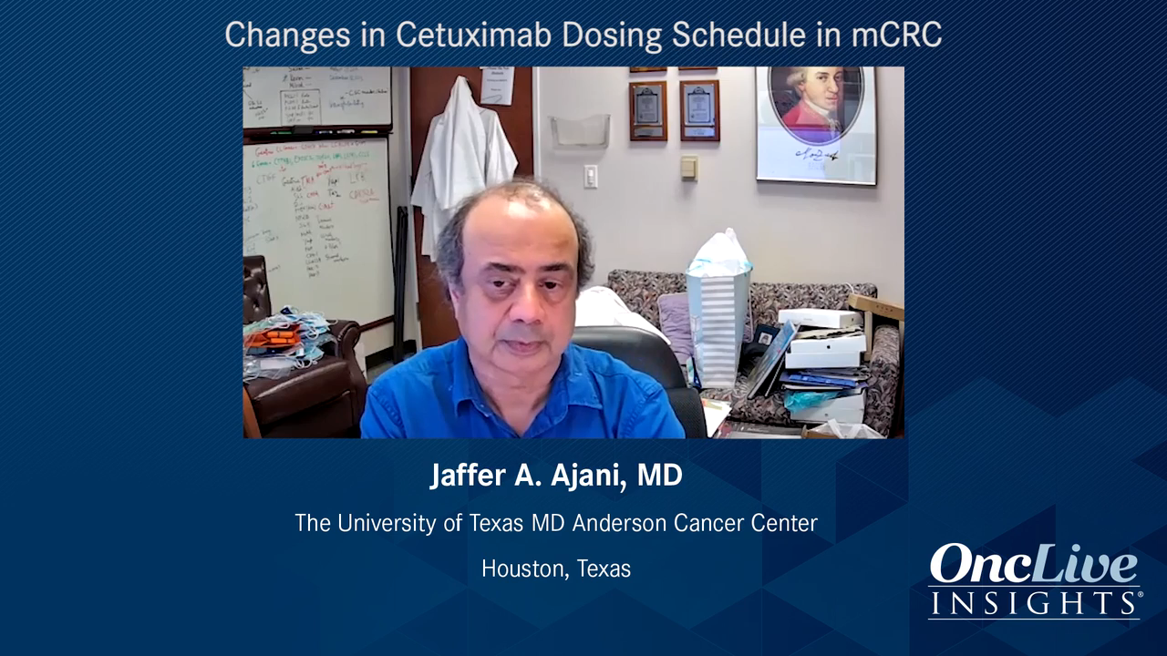 Changes in Cetuximab Dosing Schedule in mCRC