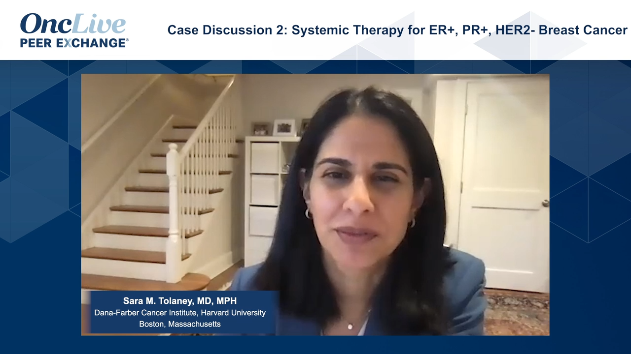 Case Discussion 2: Systemic Therapy for ER+, PR+, HER2- Breast Cancer