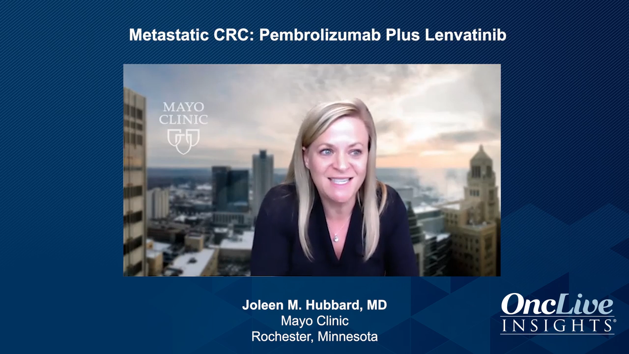 Metastatic CRC: Pembrolizumab Plus Lenvatinib