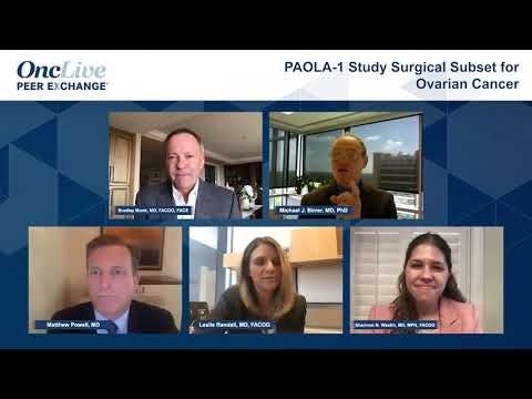 PAOLA-1 Study Surgical Subset for Ovarian Cancer