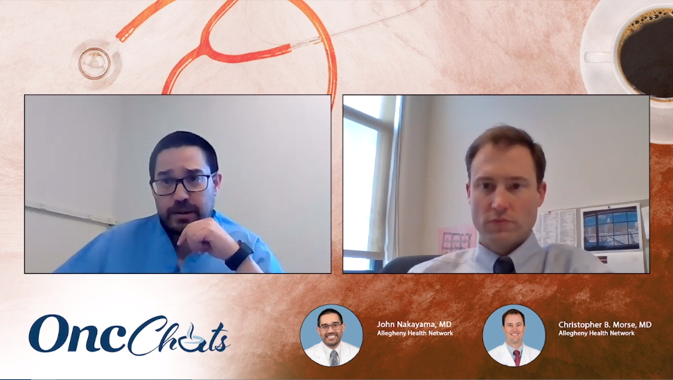 In this third episode of OncChats: Taking Action to Individualize Ovarian Cancer Care, John Nakayama, MD, and Christopher Morse, MD, explain the differences between germline and somatic testing in patients with ovarian cancer.