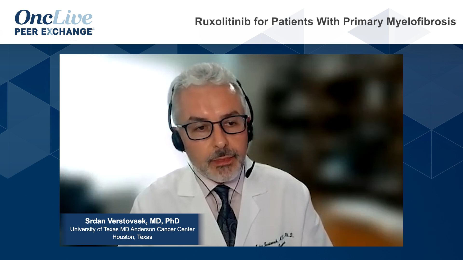Ruxolitinib for Patients With Primary Myelofibrosis
