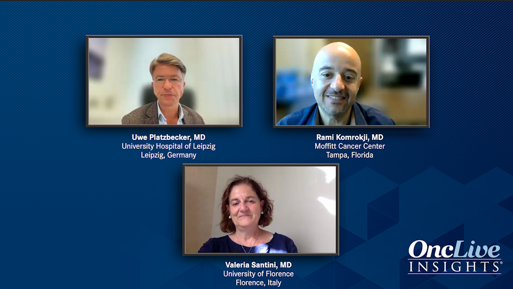 A panel of 3 experts on myelodysplastic syndrome