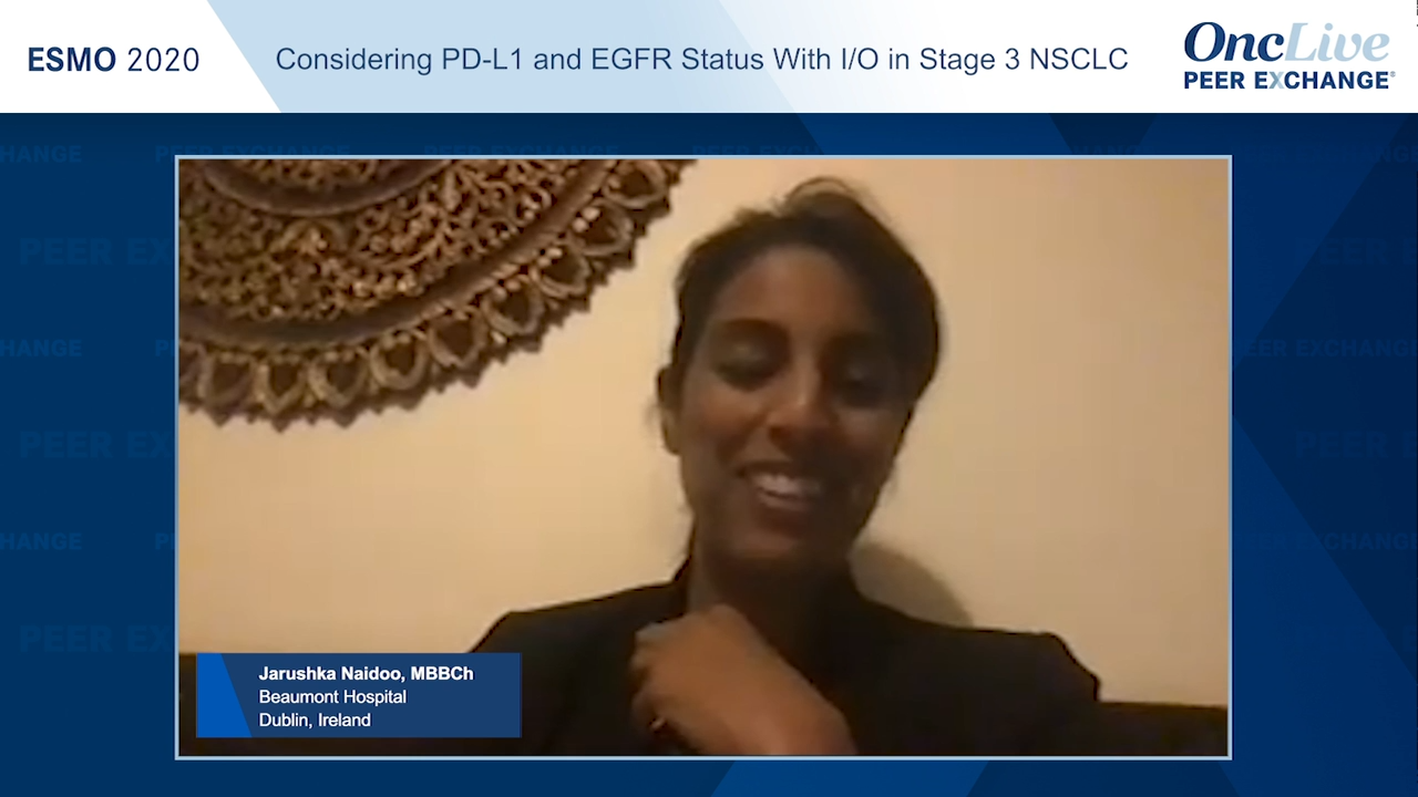 Considering PD-L1 and EGFR Status With I/O in Stage 3 NSCLC