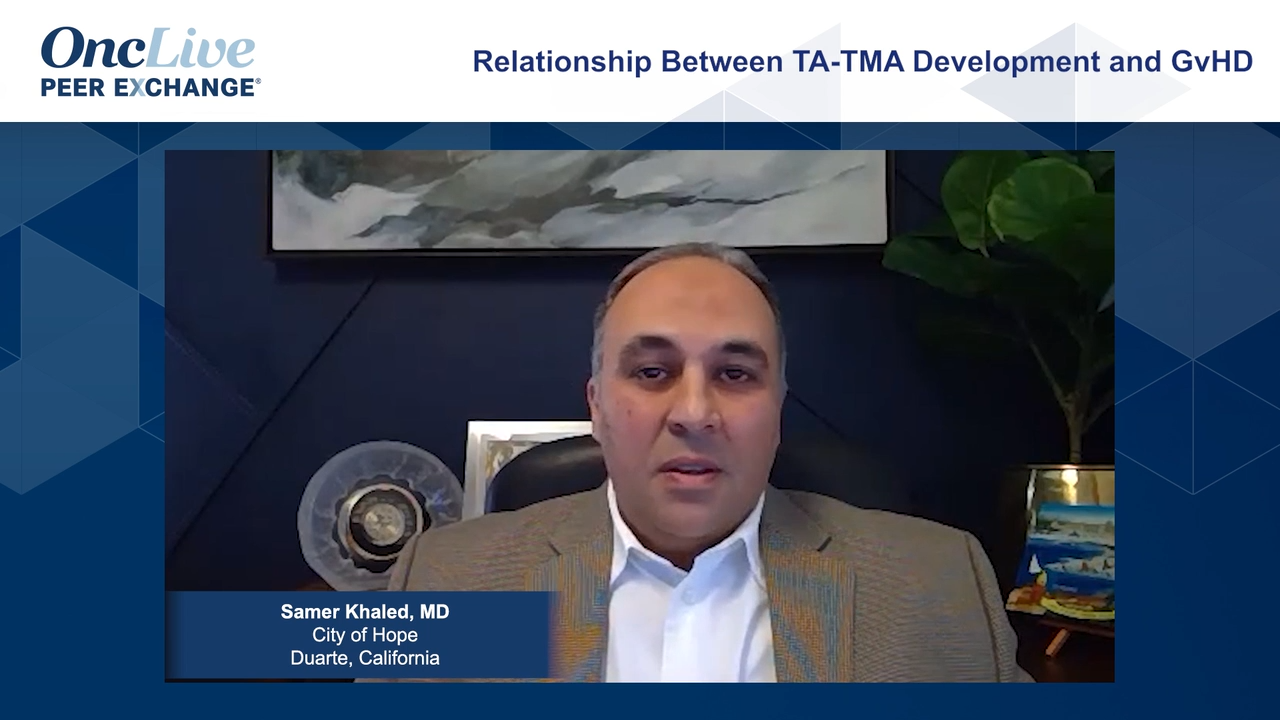 Relationship Between TA-TMA Development and GVHD