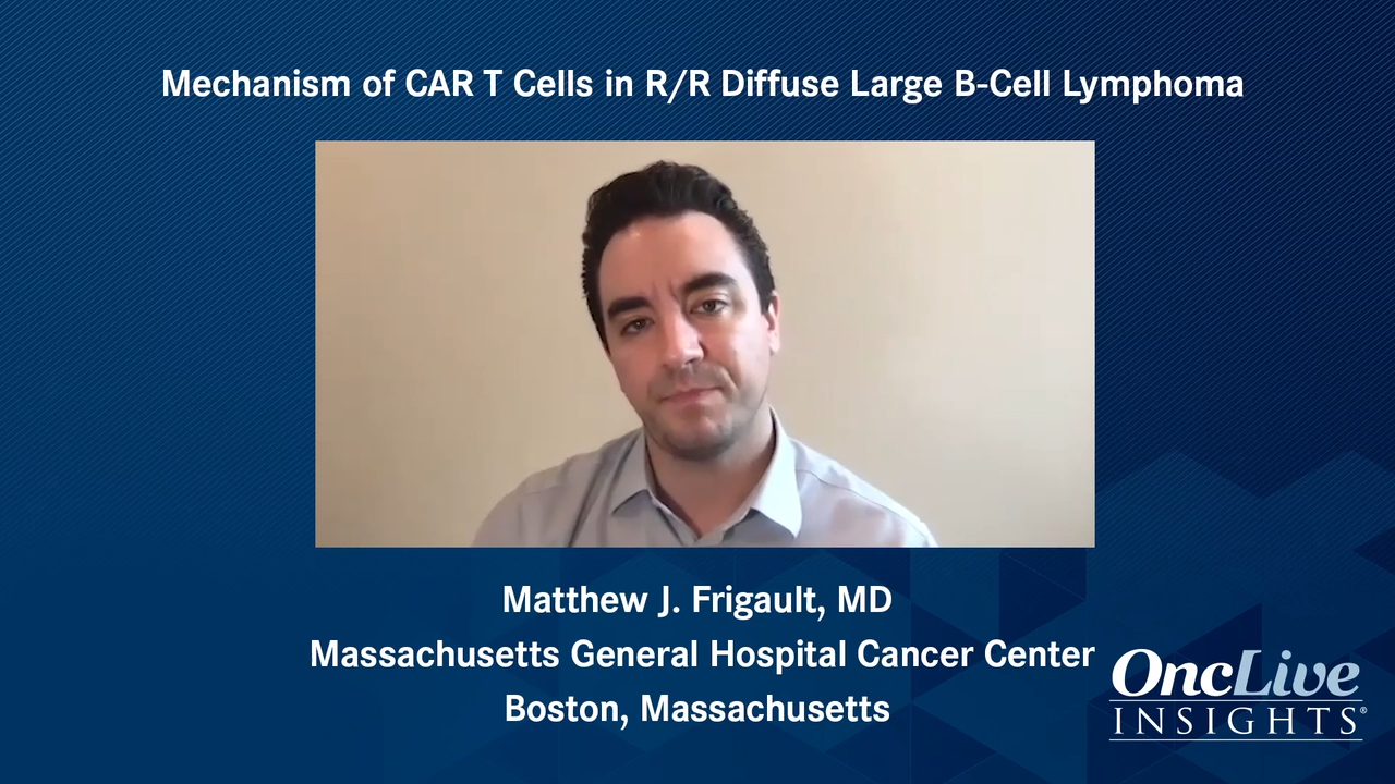 Mechanism of CAR T Cells in R/R Diffuse Large B-Cell Lymphoma 
