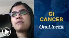 Namrata (Neena) Vijayvergia, MD, discusses the efficacy of pembrolizumab with or without chemotherapy in patients with microsatellite instability–high advanced gastric cancer. 