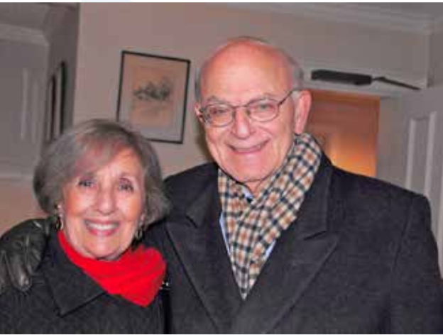 Canellos and his wife, Jean Speare Canellos, at home in 2015. They met when she was a student at Wellesley College and they’ve been married for 63 years “or something like that.”