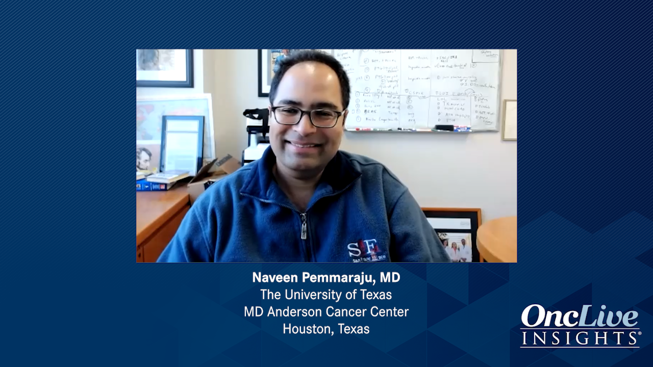 Naveen Pemmaraju, MD, an expert on myeloproliferative neoplasms
