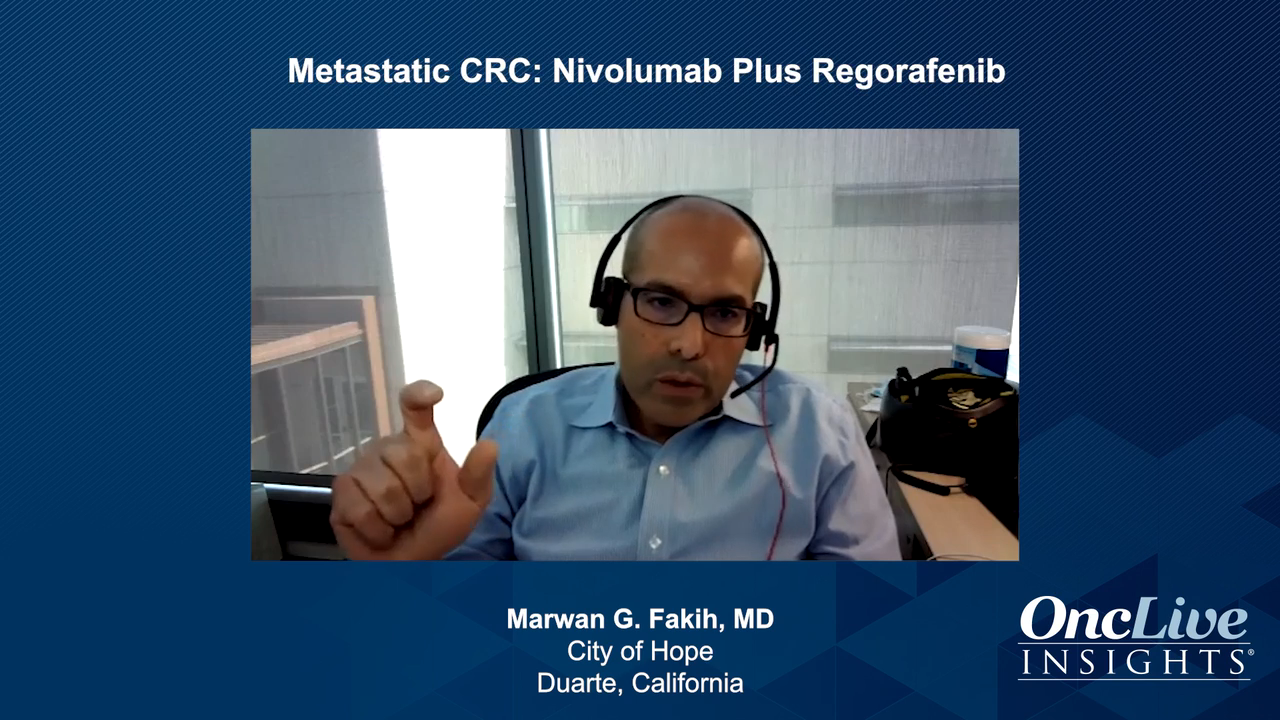 Metastatic CRC: Nivolumab Plus Regorafenib