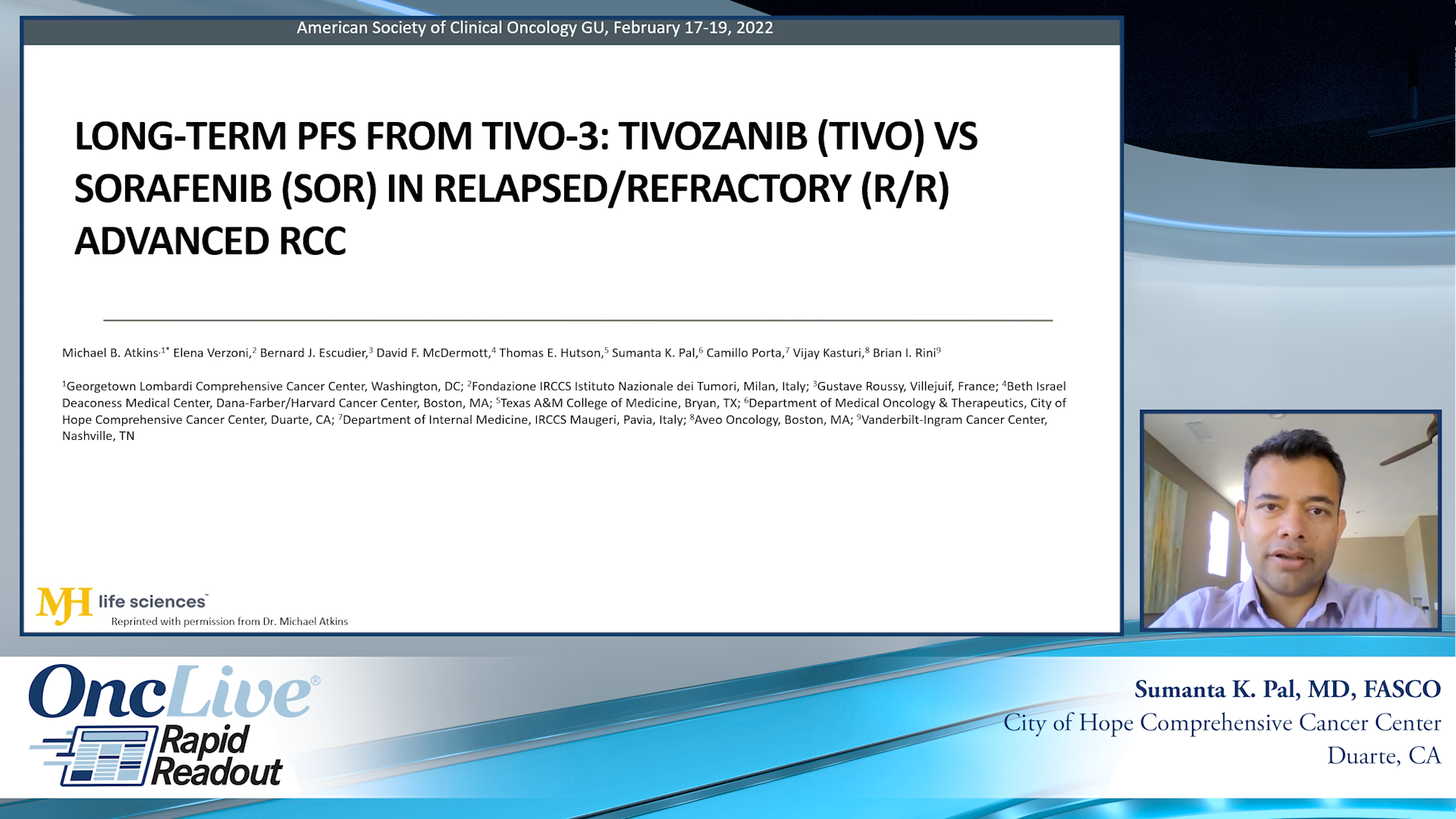 Long-Term PFS From TIVO-3: Tivozanib (TIVO) Vs Sorafenib (SOR) in Relapsed/Refractory (R/R) Advanced RCC