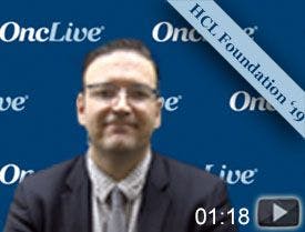 Dr. Taylor on Ongoing Phase II Trial of Frontline Vemurafenib Combo in Hairy Cell Leukemia