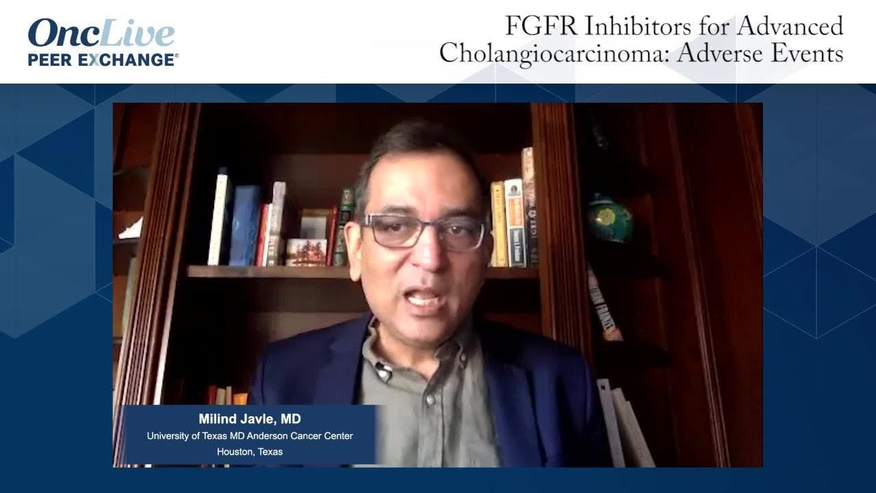 FGFR Inhibitors for Advanced Cholangiocarcinoma: Adverse Events 