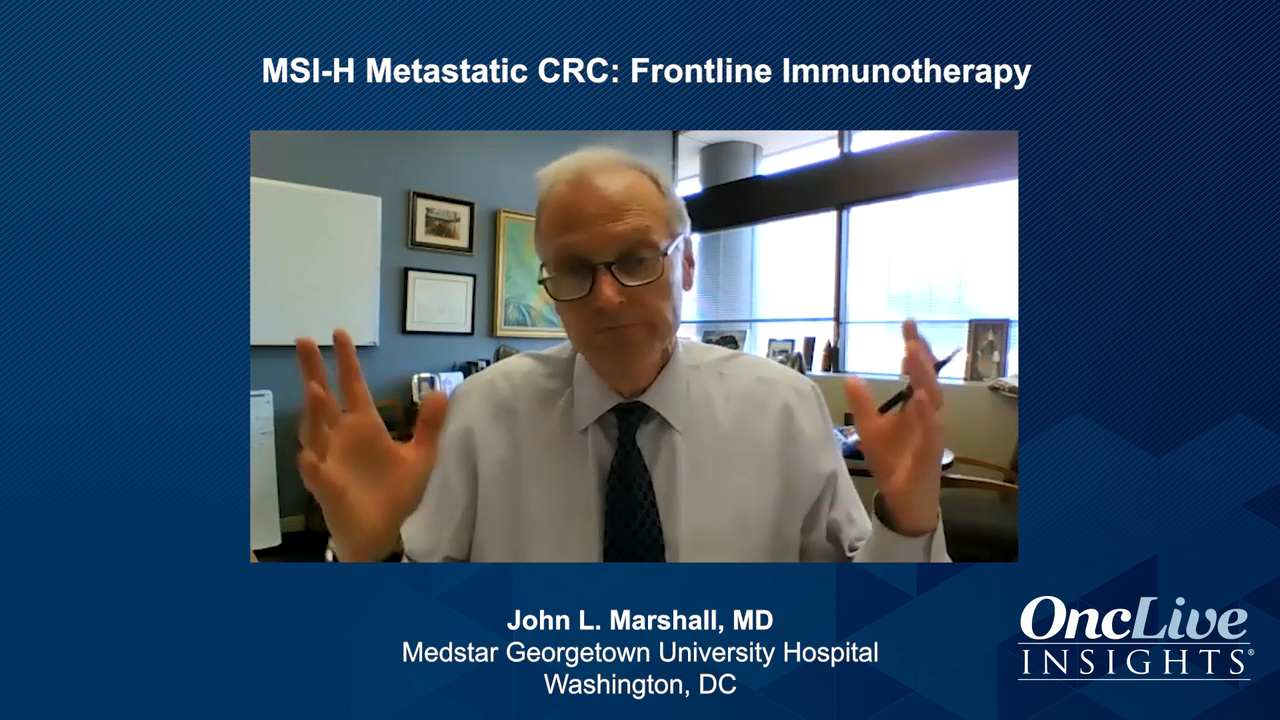 MSI-H Metastatic CRC: Frontline Immunotherapy