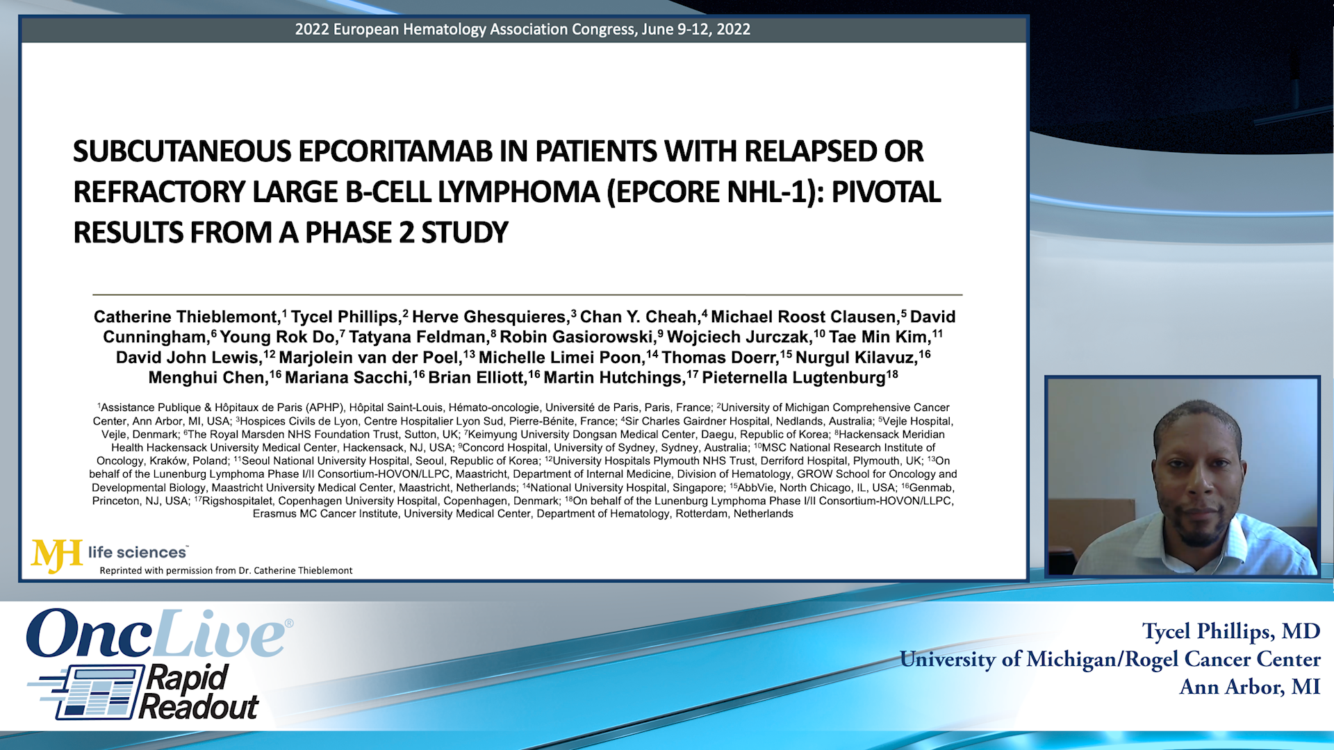 Subcutaneous Epcoritamab in Patients with Relapsed or Refractory Large B-Cell Lymphoma (EPCORE NHL-1): Pivotal Results from a Phase 2 Study