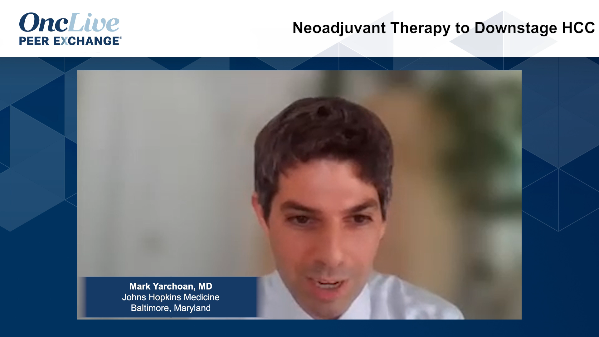Neoadjuvant Therapy to Downstage HCC