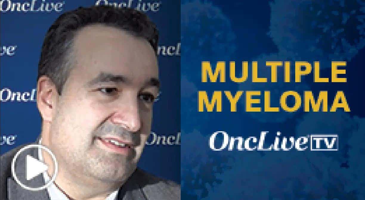 Rachid Baz, MD, section head, Myeloma, Department of Malignant Hematology, Moffitt Cancer Center; co-director, Pentecost Family Myeloma Research Center