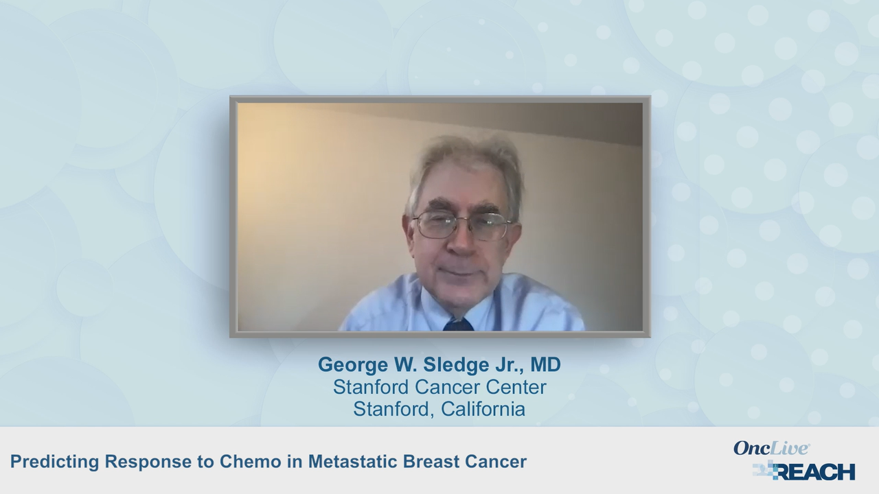 Predicting Response to Chemotherapy in Metastatic Breast Cancer