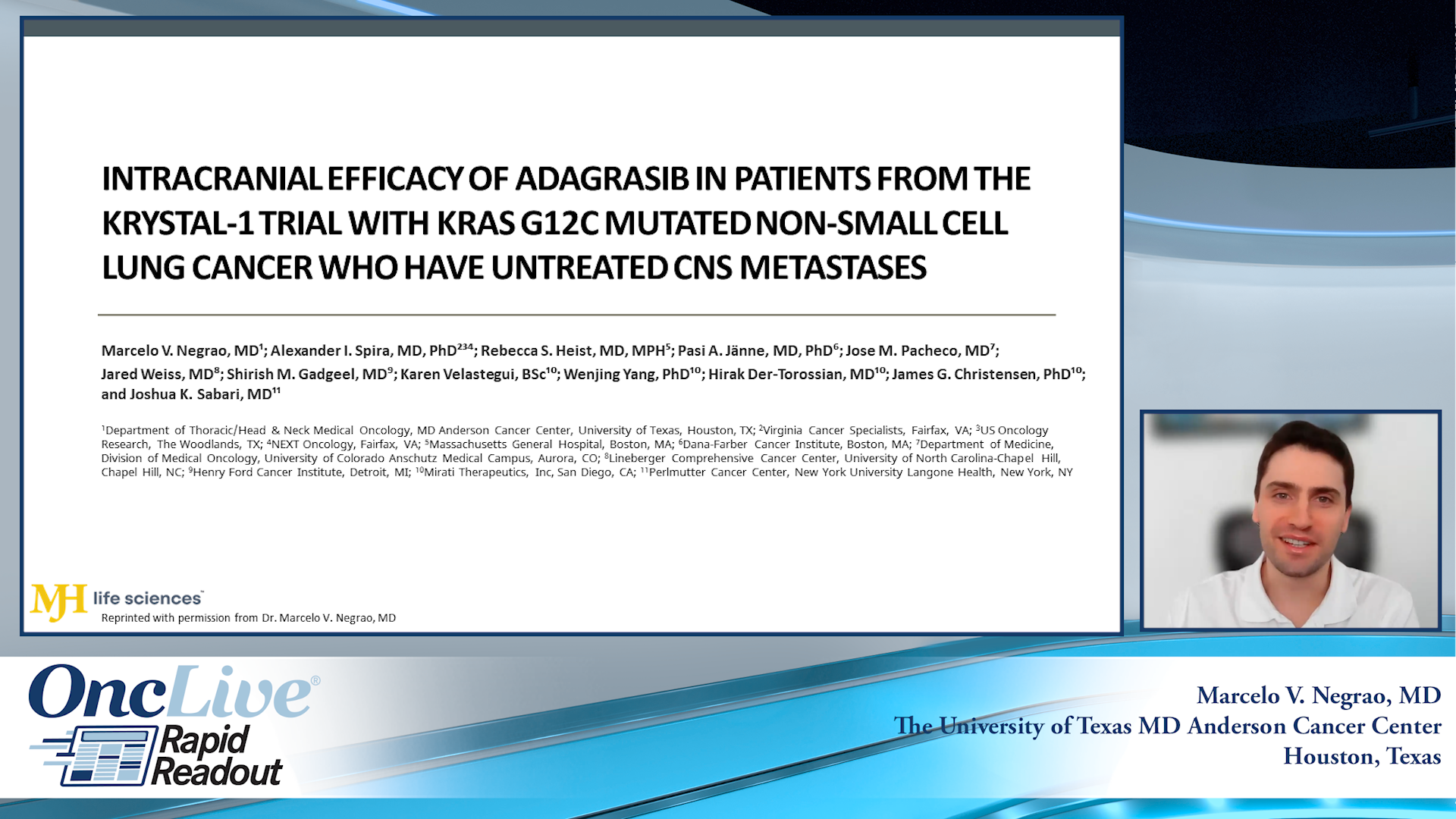 Intracranial Efficacy of Adagrasib in Patients From the KRYSTAL-1 Trial With KRAS G12C–Mutated Non-Small Cell Lung Cancer Who Have Untreated CNS Metastases