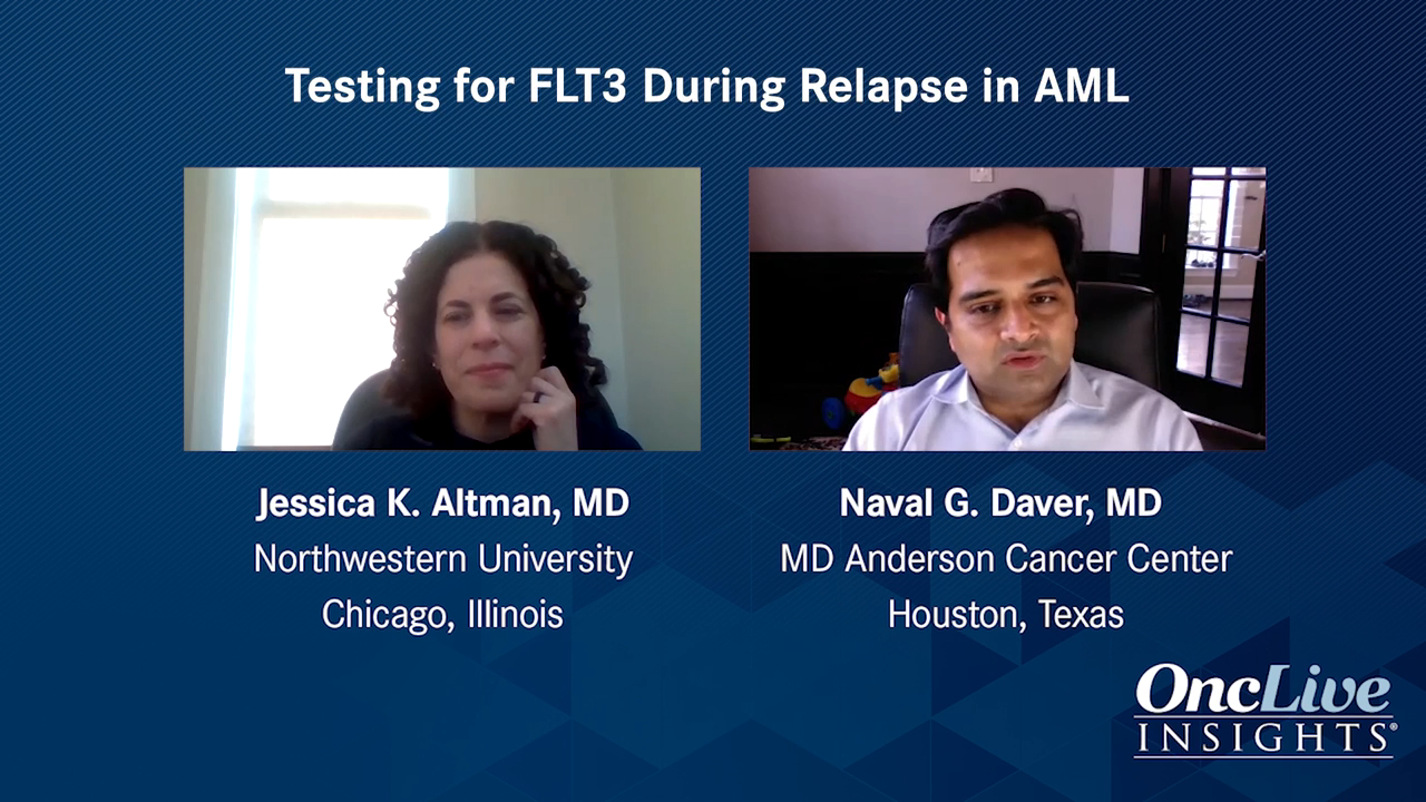 Testing for FLT3 During Relapse in AML
