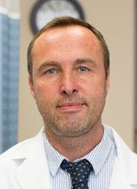 Kieron Dunleavy, MD, a professor of medicine, director of the Lymphoma Program, and co-director of the Microbial Oncology Program in the Division of Hematology and Oncology at the George Washington University Cancer Center