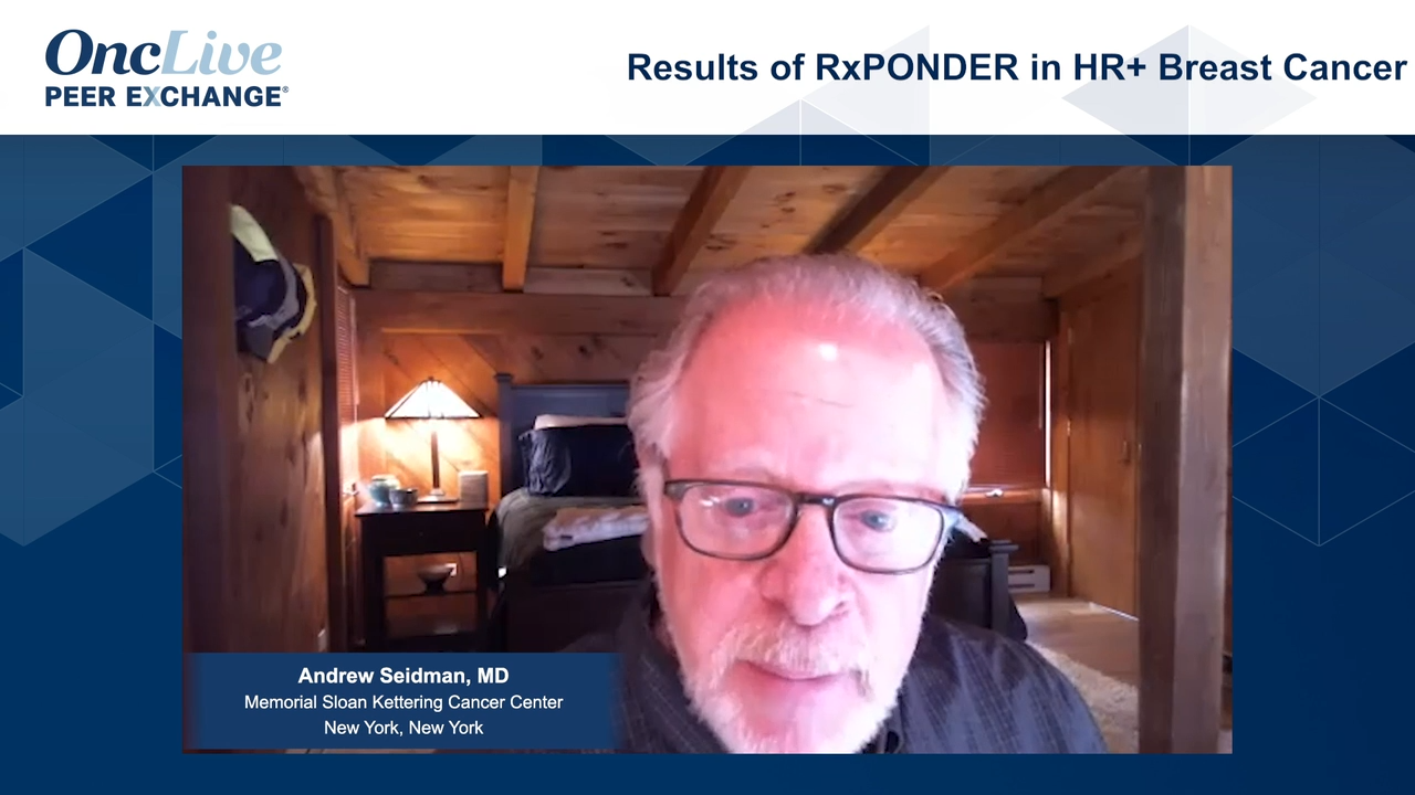 Results of RxPONDER in HR+ Breast Cancer