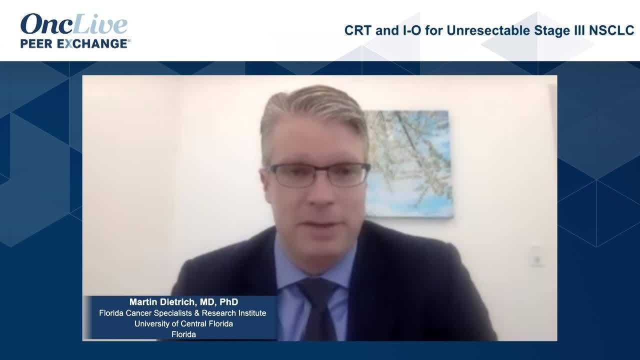CRT and I-O for Unresectable Stage III NSCLC 