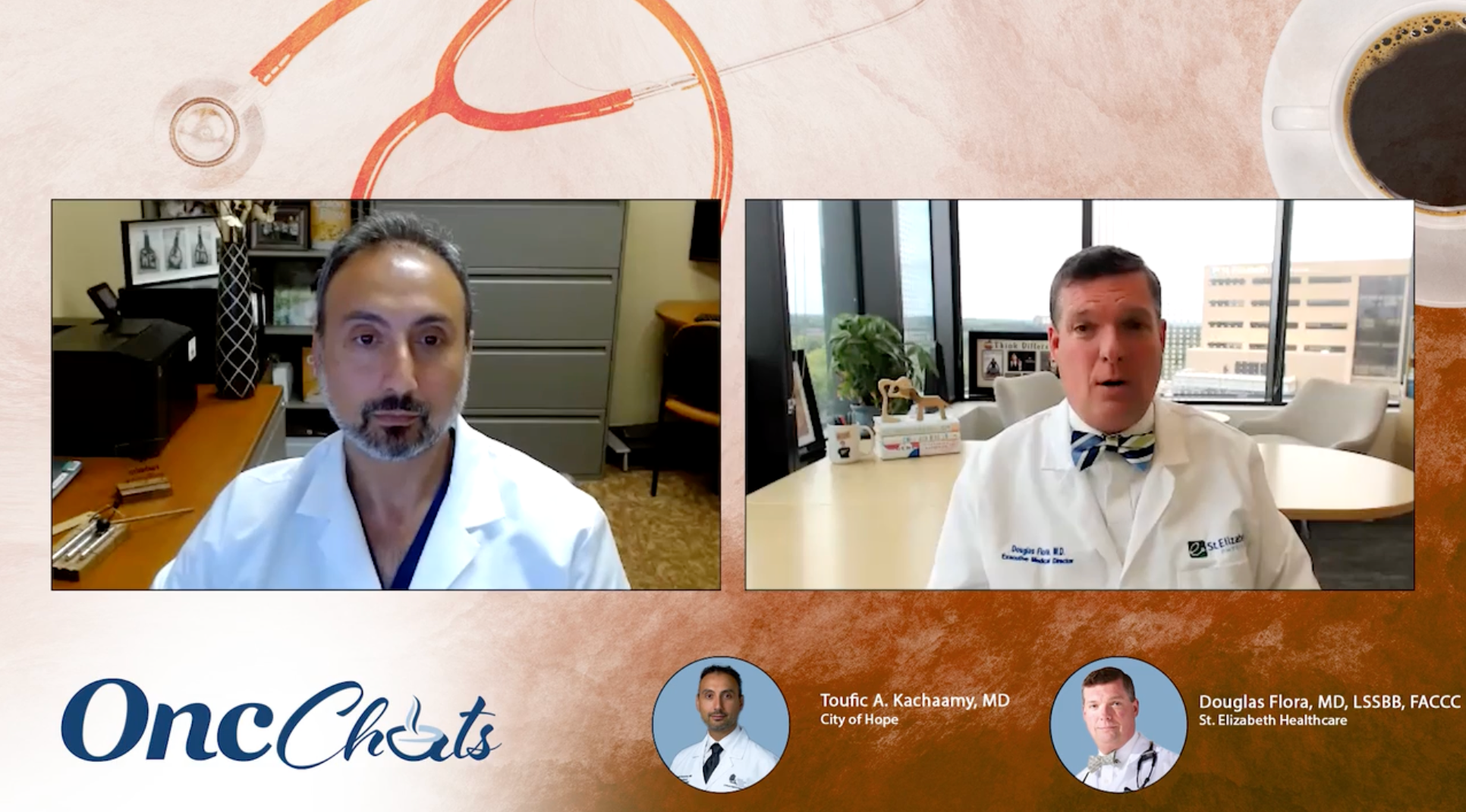 In this sixth episode of OncChats: Assessing the Promise of AI in Oncology, Toufic A. Kachaamy, MD, and Douglas Flora, MD, LSSBB, FACCC, discuss potential opportunities to leverage artificial intelligence tools in cancer screening, diagnosis, staging, and prognosis.
