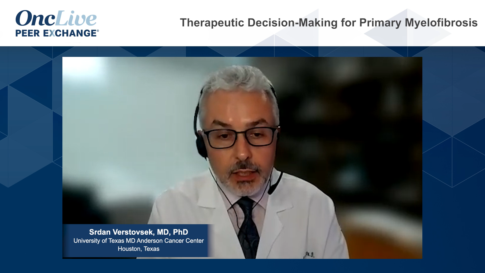 Therapeutic Decision-Making for Primary Myelofibrosis