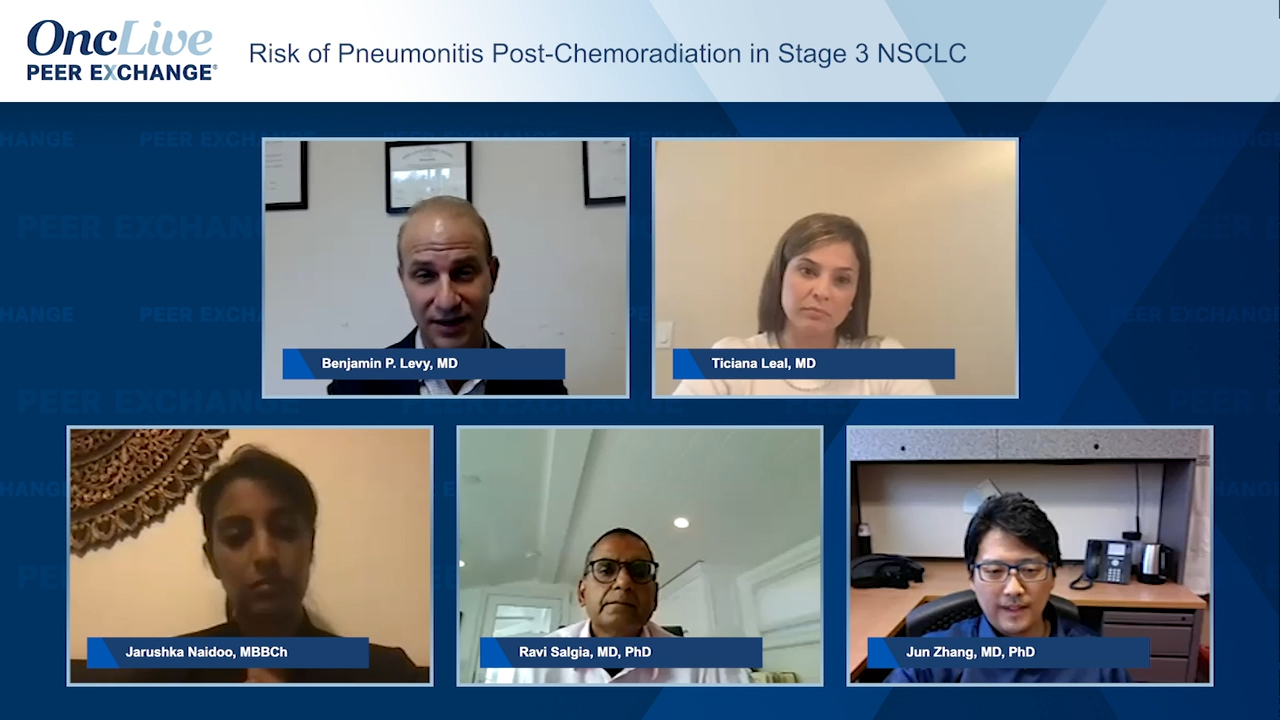Risk of Pneumonitis Post-Chemoradiation in Stage 3 NSCLC